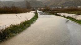 Maltempo, territorio in ginocchio: frane e allagamenti nel Sorano. Le immagini