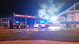 Ferentino, autolavaggio in fiamme: momenti di paura sulla Casilina