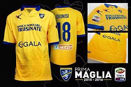 Il Frosinone svela la nuova maglia<br>Ecco le divise da Serie A
