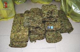 Droga nascosta nell'auto, fermato un corriere con un maxi carico di hashish