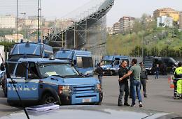 Frosinone-Inter: cani, metal detector ed una "zona rossa"attorno allo stadio