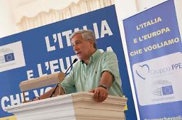 Antonio Tajani eletto presidente del Parlamento Europeo