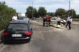 Incidente a via Passo del cardinale<br> Distrutte due auto