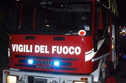 Camion in fiamme sulla A1 <br>Trasportava latticini