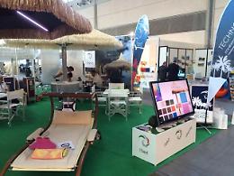 Ombrellone e lettino intelligenti   <br>Presentati alla fiera di Rimini