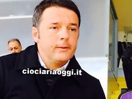 Fiorentina-Frosinone, in tribuna anche<br>il Presidente del Consiglio Matteo Renzi