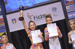 Ludovica e Carmine <br>campioni del mondo di danza