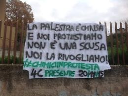 Palestra inagibile da un anno <br>Sciopero all'istituto per chimici