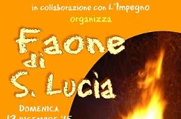 "Faone" di Santa Lucia: domani lo Scalo rivive l'antica usanza popolare