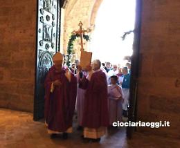 L'abate ha aperto la Porta Santa nell'abbazia di Casamari