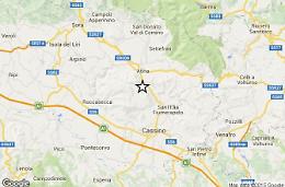 Trema la terra nel Cassinate: scossa di magnitudo 2.6 