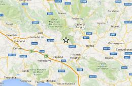 Terremoto in Ciociaria: leggera scossa all'ora di pranzo