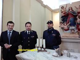 La refurtiva 'sacra' torna nella casa del Signore