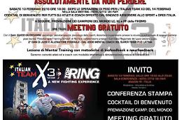 Arriva l'Italian Team X3 ring, conferenza stampa di presentazione ad Anagni