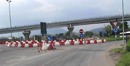 Rotatoria vicino al casello autostradale, a breve i lavori.  Disposizioni per le aree di sosta
