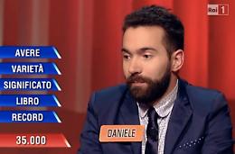E' il ciociaro Daniele Chietini il nuovo campione de "L'Eredità"