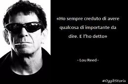 2 marzo: nasce Lou Reed, icona del Rock degli anni Sessanta