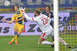 Frosinone, un eurogol di Salvi per pareggiare con il Monza: 2-2