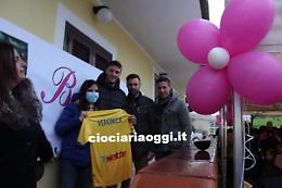 Veronica torna a casa dopo il trapianto: l'omaggio dei giocatori del Frosinone