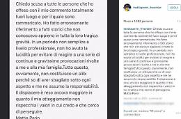 Perin si scusa, ma le offese e l'indignazione restano