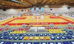 Anagni, lavori al "Tiziano Ciotti": il palasport adesso "brilla"