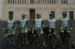 Ciclisti in pellegrinaggio da Ferentino a San Pio, scalando Monte Sant'Angelo