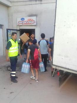 Missione solidarietà nelle zone terremotate della Protezione Civile<br>