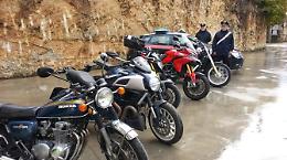 Scoperto deposito di motociclette di grossa cilindrata rubate