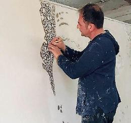 Castro dei Volsci, un'installazione per i 100 anni di Manfredi