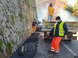 Frosinone, manutenzione su strade e marciapiedi: gli interventi