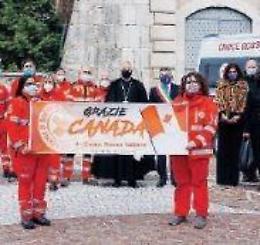 Italo-canadesi donano ambulanza alla Croce Rossa: ieri la benedizione