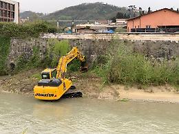 Iniziata la bonifica del tratto cittadino del fiume Liri: intervento atteso da anni