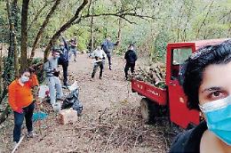 Arpino, i volontari fanno squadra: paesaggio e ambiente ringraziano