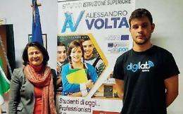 Lo studente Stefan porta in alto il nome del &ldquo;Volta&rdquo;: il giovane nel team dell'app Welp