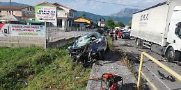 Incidente mortale sulla Cassino-Mare, identificata la vittima: è un 22enne