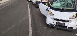 Incidente sulla statale 155: tre veicoli coinvolti ed altrettanti feriti