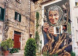 Fiuggi, visualizzazioni record per i murales della street art
