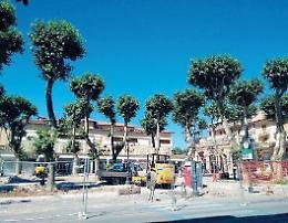 Fiuggi, gli interventi di restyling in piazza Spada quasi ultimati