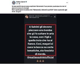 Minacce a Salvini: "Una bomba per fargli saltare la casa". Giovane denunciato