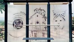 Ferentino, ecco le nuove pensiline con i disegni dei monumenti