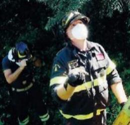 Folaga resta impigliata vicino al fiume: la salvano pompieri e vigili