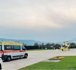 Infortunio sul lavoro, camionista ferito alla testa: è in gravi condizioni