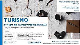 Un milione di euro per le imprese turistiche: domani la presentazione del bando