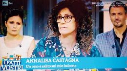 Faccia a faccia con l'orso marsicano: la testimonianza di Annalisa in tv