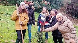 Cinque nuove piante al parco delle Colline per la festa dell'albero