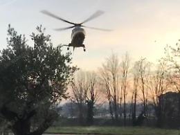Anziano ferito, eliambulanza atterra nel quartiere di Pontrinio: momenti di paura