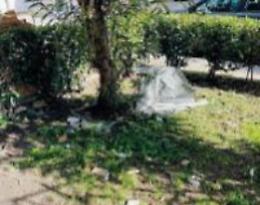 Aiuole e giardini come discariche: la mano dell'inciviltà colpisce ancora