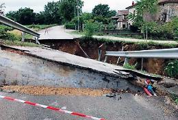Ponte distrutto dal maltempo in contrada Petrose: presto sarà ricostruito