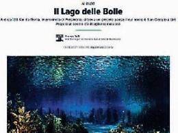 Le bellezze uniche del laghetto finiscono sull'Huffington Post