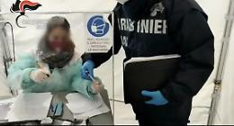 Controlli a tappeto sui tamponi rapidi: attività sospesa e sequestri in Ciociaria